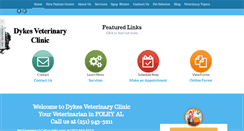 Desktop Screenshot of dykesvet.com